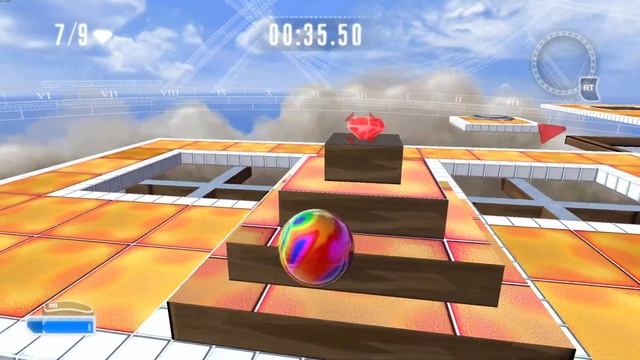 Marble Blast Ultra 'Evolved' Levels Gameplay смотреть онлайн