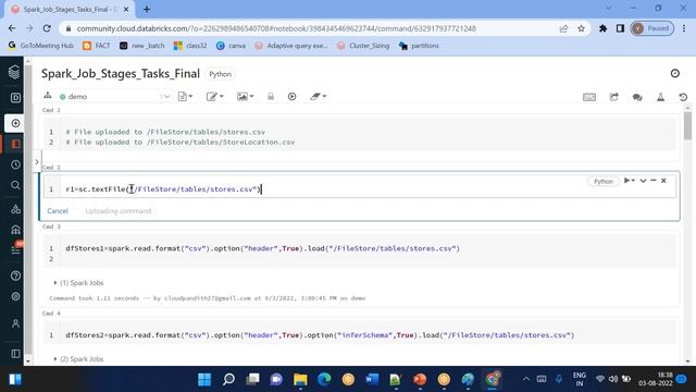 2. Databricks spark Jobs Stages Tasks | Spark optimization techniques databricks Databricks Tutoria смотреть онлайн