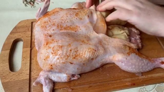 ЦАРСКОЕ БЛЮДО НА НОВЫЙ ГОД /ФАРШИРОВАННАЯ КУРИЦА БЛИНАМИ!!! смотреть онлайн