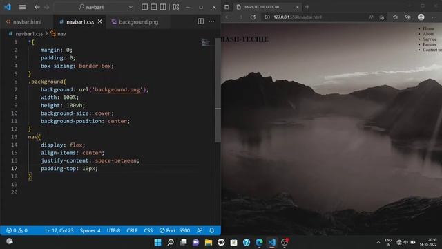 Simple Navigation Bar Using CSS || Navigation Bar || #css #cssanimation смотреть онлайн