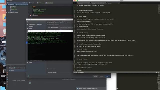 use xdebug with PhpStrom to debug php on local server. смотреть онлайн