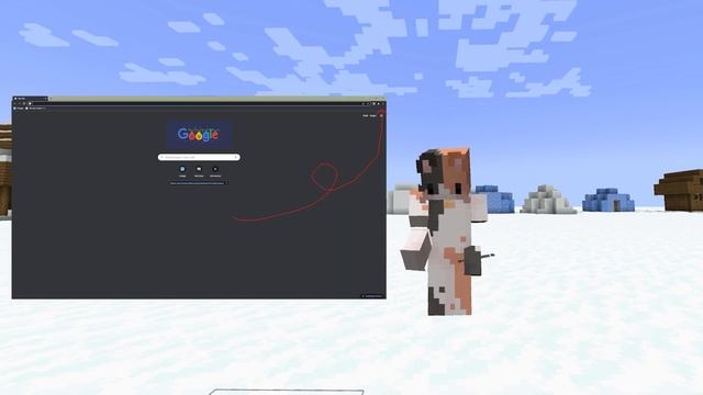 How to go on Omegle in Minecraft VR! [Vivecraft]