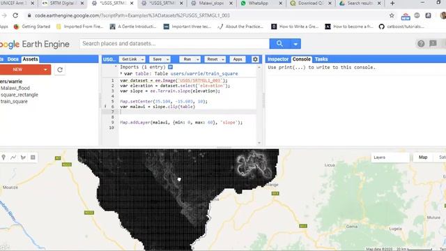 Extracting slope data from Google earth engine смотреть онлайн