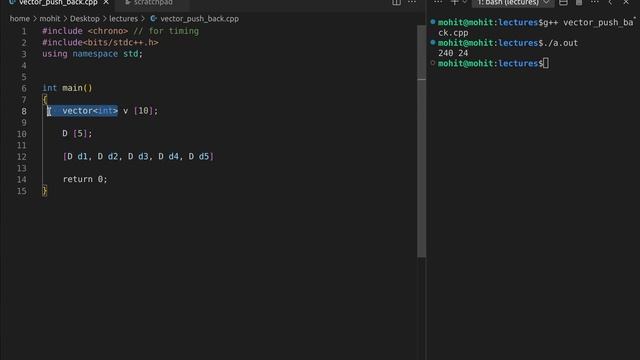 array of vectors or vectors of arrays | fill the knowledge gap смотреть онлайн