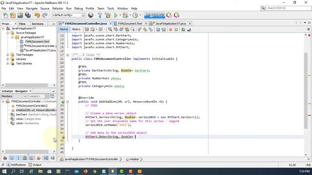 JavaFX Tutorial 44 - BarChart смотреть онлайн