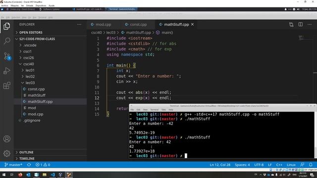 (S21) CSCI 40: Lecture 3 смотреть онлайн