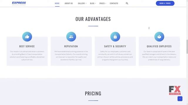 Express - Logistics And Transportation Multipage Website Template TMT смотреть онлайн