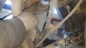 замена Тяги стабилизатора задние. Митсубиси поджеро. Mitsubishi pojero.