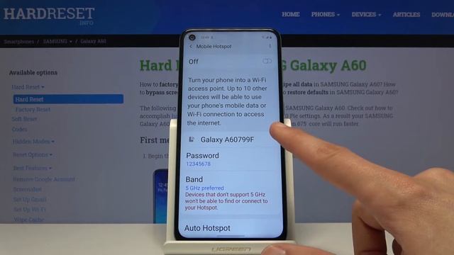 How to Enable Portable Hotspot in Samsung Galaxy A60 - Share Wi-Fi смотреть онлайн