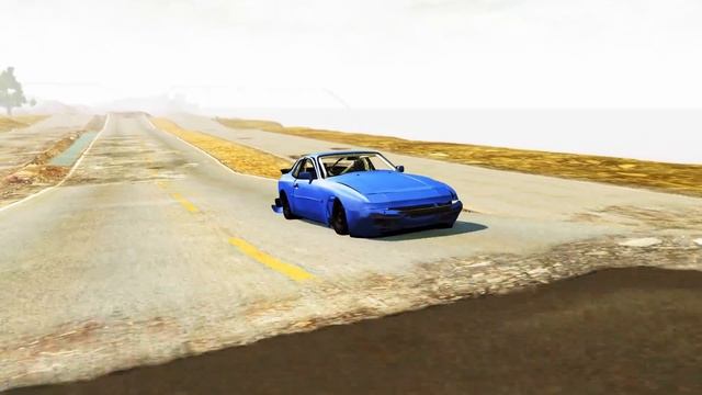 BeamNG Drive - Racing & Crashing The Porsche 944 Mod смотреть онлайн