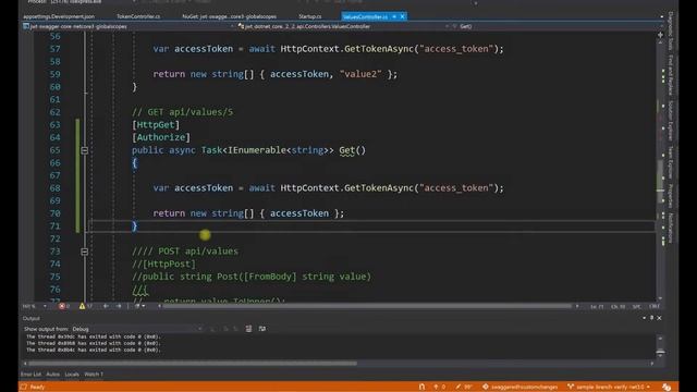 JWT Authentication ASP.NET Core 3.1 with example C# смотреть онлайн