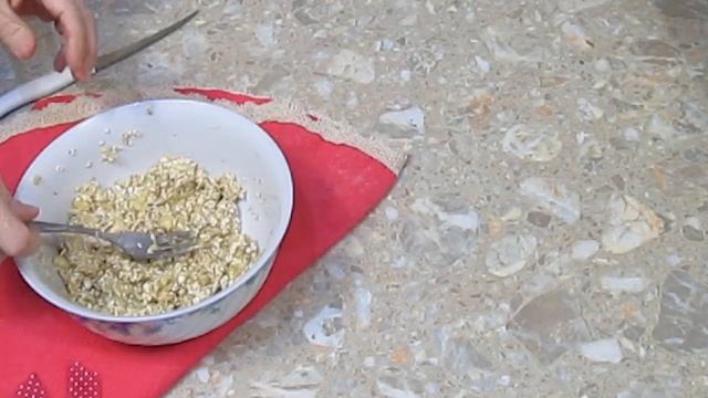 Легкое, простое печенье из бананов, орехов и геркулеса. Без муки и жира. смотреть онлайн