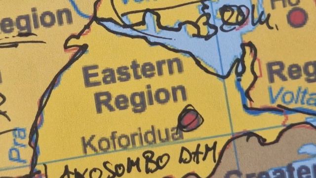 GHANA !! map contour outline & provinces | Facts and Secrets | ASMR whispered geography facts смотреть онлайн