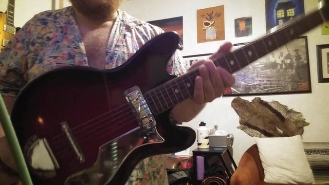 60s IMPERIAL "TEISCO" JAPANESE JAGUAR STYLE GUITAR W GOLDFOIL PICKUP- CLEANING POTS AND TESTING смотреть онлайн