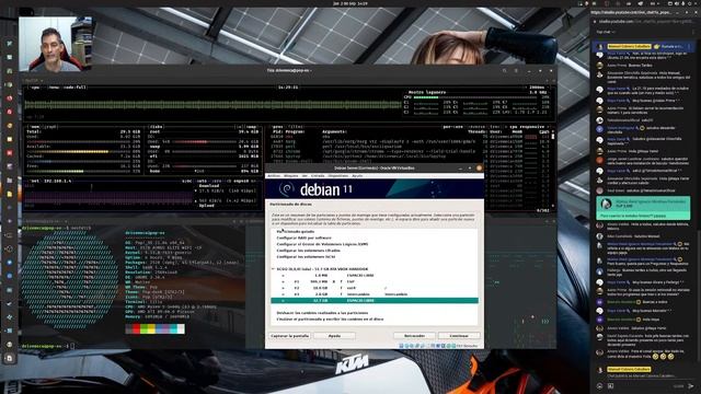 Debian Server - Instalación paso a paso en español - DIRECTO con DriveMeca смотреть онлайн