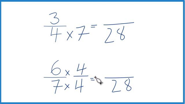 Which fraction is greater 3/4 or 6/7? смотреть онлайн