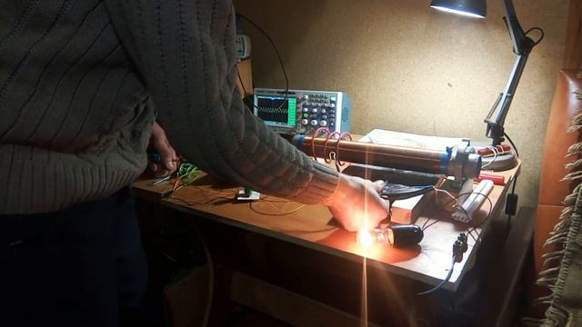 Тесла. Съем энергии по спирали.