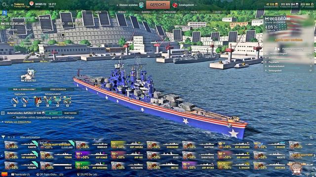 World of Warships Montpelier/Cleveland Yukikaze/Kagero German/Deutsch смотреть онлайн