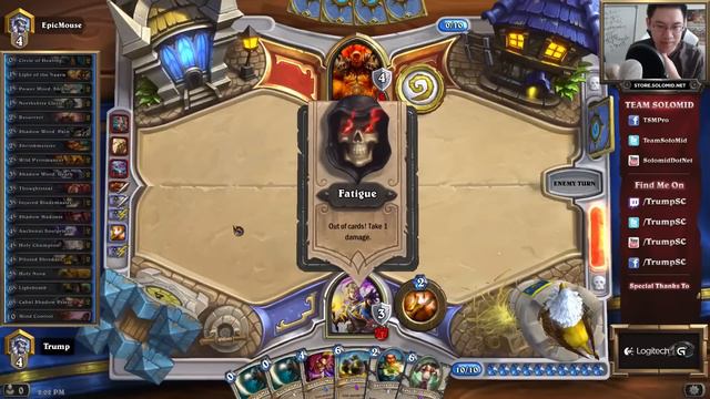 Hearthstone: The Grand F2P #36 - Inspiring Control Warrior смотреть онлайн