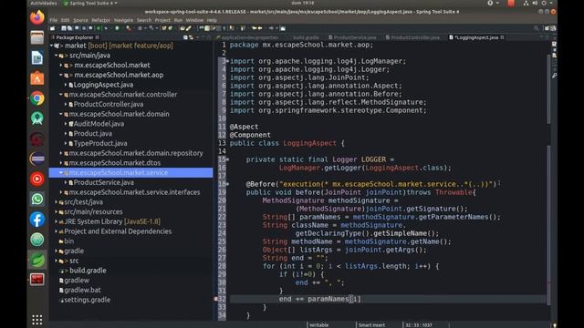 Crear API REST con Spring Boot. Logs con AOP смотреть онлайн