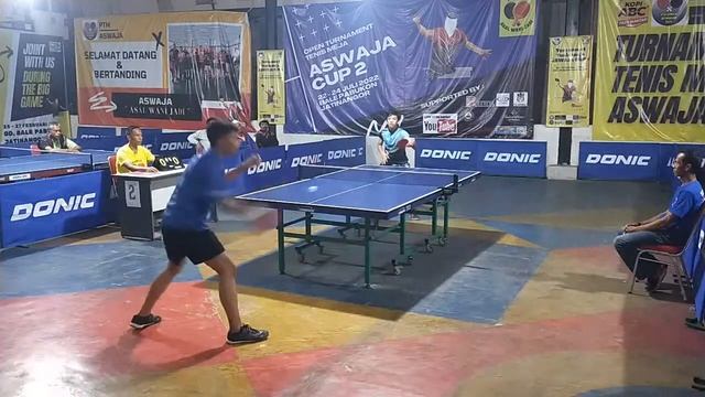 SEMIFINAL-FINAL OPEN TURNAMENT TENIS MEJA ASWAJA CUP 2 смотреть онлайн