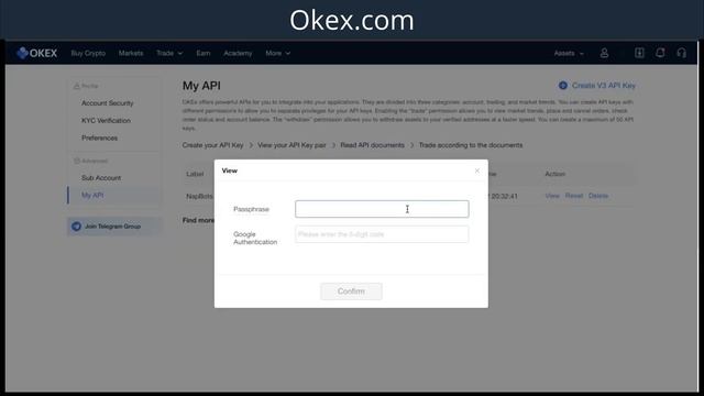 OKEX Bot - How to get OKEX API Keys to Run a Crypto Trading Bot смотреть онлайн