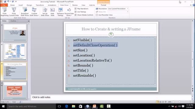 Java Swing Bangla Tutorial 8 : Creating and setting up JFrame (Part - 1) смотреть онлайн