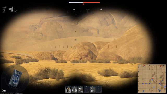 Tigers in the Sand | Tiger H1 & Tiger 10.5 Gameplay (War Thunder) смотреть онлайн