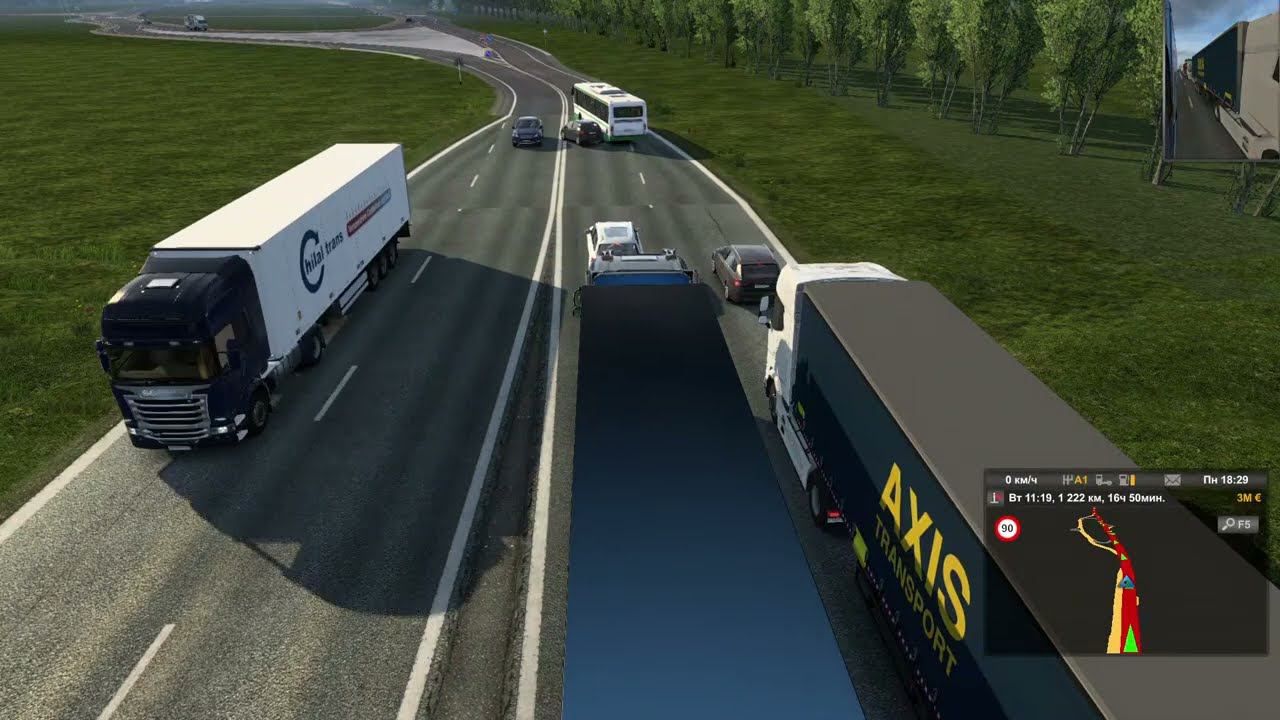 Euro Truck Simulator 2  - Грузоперевозки/контракты (18+)