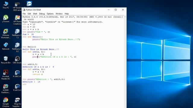 Python#11 - User Defined Functions in python смотреть онлайн