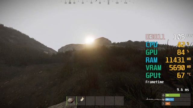 GeForce GTX 1660 ti -- Intel Core i3-10100F -- Rust FPS Test смотреть онлайн