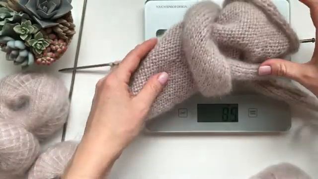 Бактус и шапка из мохера Lana gatto silk mohair lux смотреть онлайн