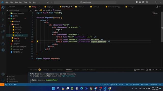 Google,Email Password,Phone Number,Facebook authentication in Firebase || React js смотреть онлайн