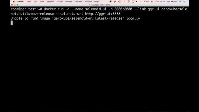 Scaling Selenium. Ggr: setting up Ggr UI смотреть онлайн