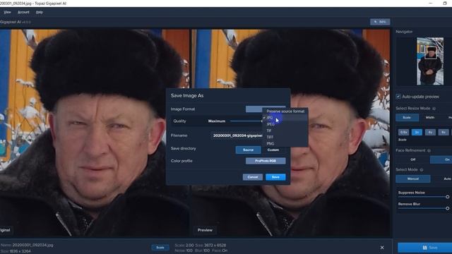 Topaz Gigapixel AI смотреть онлайн