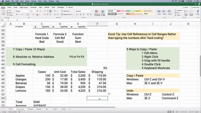 Microsoft Excel Basics Tutorial for Beginners смотреть онлайн