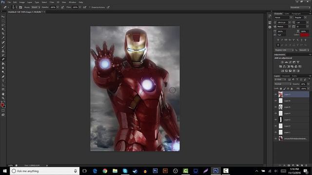 HOW TO MAKE A POSTER WITH PHOTOSHOP 2016 смотреть онлайн