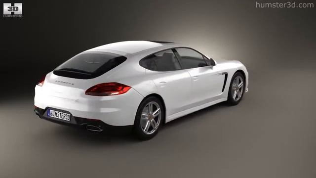 Porsche Panamera Disel 2014 By 3D Model Store Humster3D.com