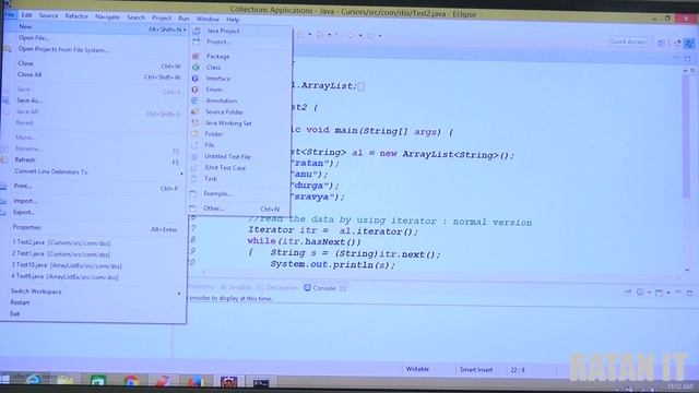 Core java Tutorial || Collections Framework || video-16 || ListIterator Cursor || By Ratan Sir смотреть онлайн