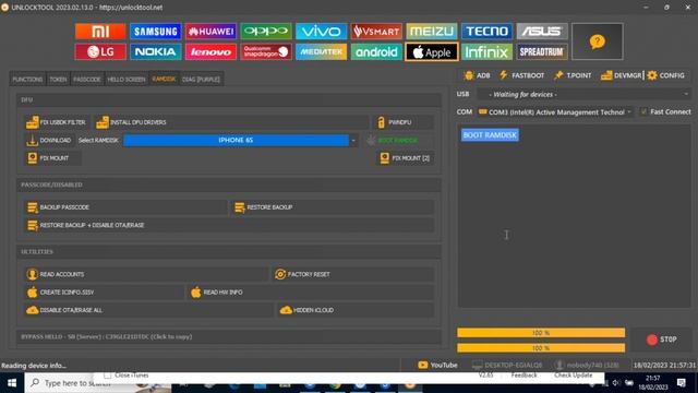 Iphone 6s icloud|| Bypass Ios 15.7.3 With Unlocktool смотреть онлайн