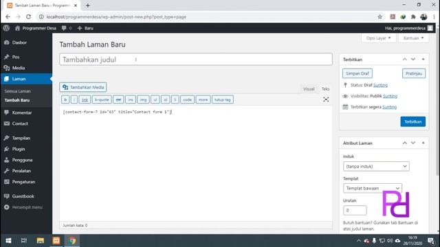 Tutorial Menambah Plugin Contact Form 7 dan Yoast SEO di WordPress смотреть онлайн