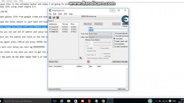 How to hack galaxy life using cheat engine 6.4