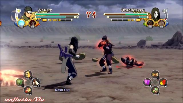 (XBOX 360) Edo Asuma (Me) Vs Orochimaru (Girlfriend) Naruto Ultimate Ninja Storm 3