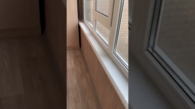 ?Ещё одна остеклённая лоджия в копилочку наших работ. смотреть онлайн