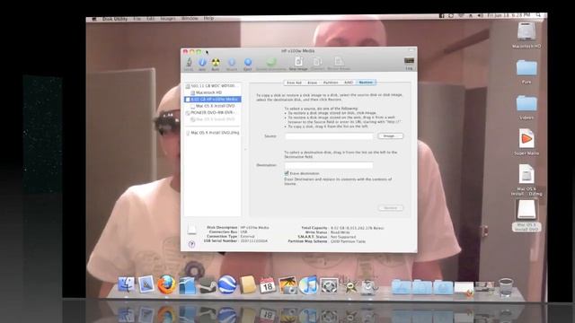 Mount Mac OS X Install DVD.dmg to a USB Thumb Drive смотреть онлайн