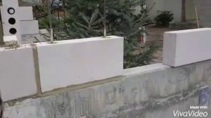 Забор из блоков