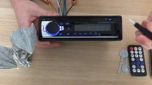 Автомагнитола 1Din (Bluetooth, USB, AUX, SD, 60W*4) - отличный звук - JSD-520