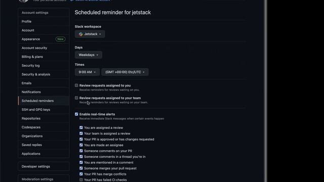 Setup the Github + Slack "real-time alerts" to receive pull request notifications смотреть онлайн