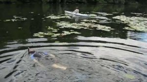 Стеклопластиковый каяк своими руками. Первый спуск на воду.
