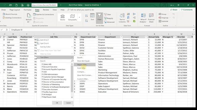 Sort and Filter Data in Excel (Sort and Un-sort in Excel Using HR Reports) смотреть онлайн